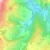 La Combe de l'Eau topographic map, elevation, terrain
