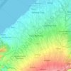 Trece Martires topographic map, elevation, terrain