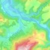 Bourleyre topographic map, elevation, terrain