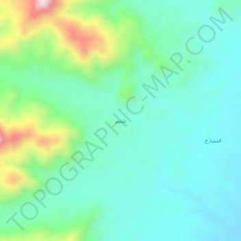 Shasar topographic map, elevation, terrain
