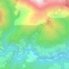 Würda topographic map, elevation, terrain