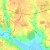 Thorrington topographic map, elevation, terrain