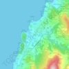 Soaxe topographic map, elevation, terrain