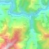 kamoli topographic map, elevation, terrain