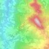 Vigo topographic map, elevation, terrain