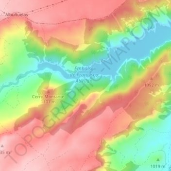 Fardes topographic map, elevation, terrain