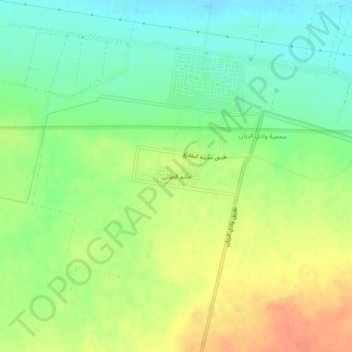 Hatem Et Taei topographic map, elevation, terrain