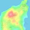 Deerness topographic map, elevation, terrain