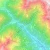 Forgnengo topographic map, elevation, terrain