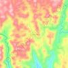 Virginias topographic map, elevation, terrain
