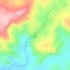 Cachoeira da fonte topographic map, elevation, terrain