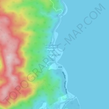 Malapad topographic map, elevation, terrain