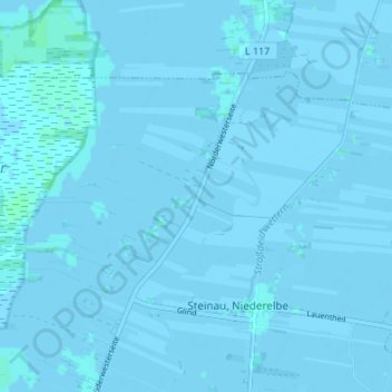 Norderwesterseite topographic map, elevation, terrain