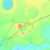 Terang topographic map, elevation, terrain