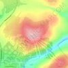 Kaunispää Fell topographic map, elevation, terrain