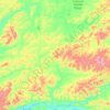 Yukon-Koyukuk (CA) topographic map, elevation, terrain