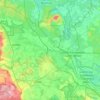 Bersteland topographic map, elevation, terrain