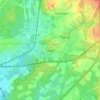 Tiegen topographic map, elevation, terrain