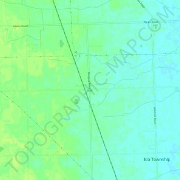 Lulu topographic map, elevation, terrain