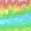 Roncio topographic map, elevation, terrain