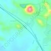 Mount Etna topographic map, elevation, terrain
