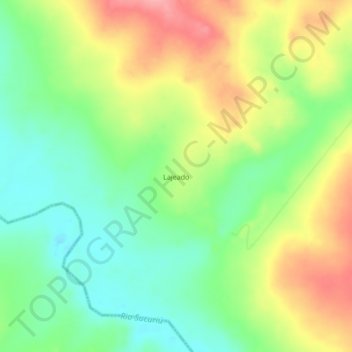 Lajeado topographic map, elevation, terrain