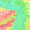 Barnaul topographic map, elevation, terrain