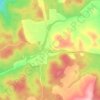 Kanakumbi topographic map, elevation, terrain