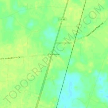 Call Junction topographic map, elevation, terrain