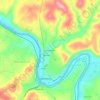 Georgetown topographic map, elevation, terrain