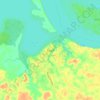 Coari topographic map, elevation, terrain