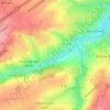 Ragny topographic map, elevation, terrain