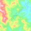Quebra Ossos topographic map, elevation, terrain