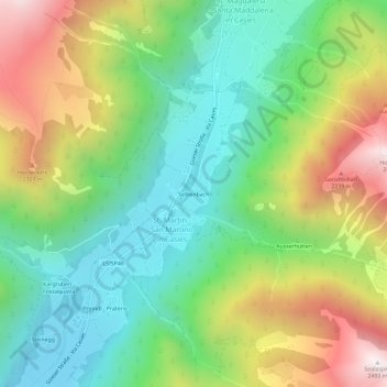 Selbenbach topographic map, elevation, terrain