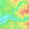 La Baronnière topographic map, elevation, terrain