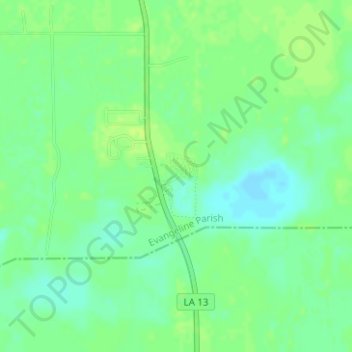 Lakeview Park & Beach topographic map, elevation, terrain
