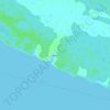 Paraiso topographic map, elevation, terrain