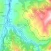 Malveo topographic map, elevation, terrain