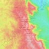 Fizi topographic map, elevation, terrain