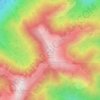 Mount Curran topographic map, elevation, terrain