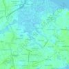 Clarks Point topographic map, elevation, terrain