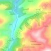 Rubiano topographic map, elevation, terrain