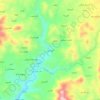 Al Hudayf topographic map, elevation, terrain