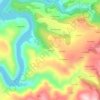 Cereixal topographic map, elevation, terrain