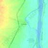 Ponedera topographic map, elevation, terrain