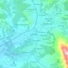 Die Boord topographic map, elevation, terrain