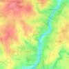 Les Vignes topographic map, elevation, terrain