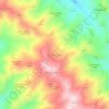 Zhitom i Madh topographic map, elevation, terrain