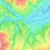 Casse Froide topographic map, elevation, terrain