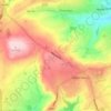 Mountain topographic map, elevation, terrain